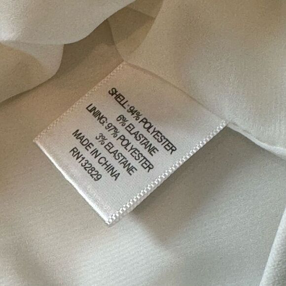 NBD Como La Flor Suit Dress Women’s XS Ivory Shawl Collar Power Suit NWT - Picture 12 of 13